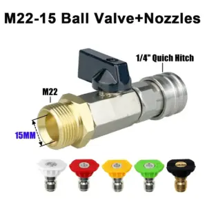 High-Pressure Washer Adapter Kit with M22-14/15mm 19 Sc74eece4e7d4463181927f908bbb42aeI
