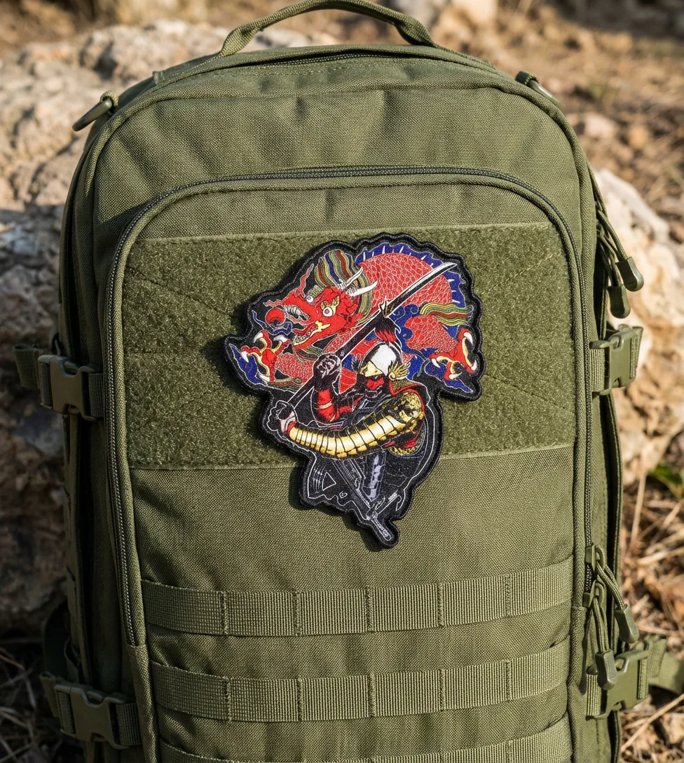 Japanese Warrior Embroidered Patch for Collectors 5 Japanese Warrior Embroidered Patch for Collectors - Image 5