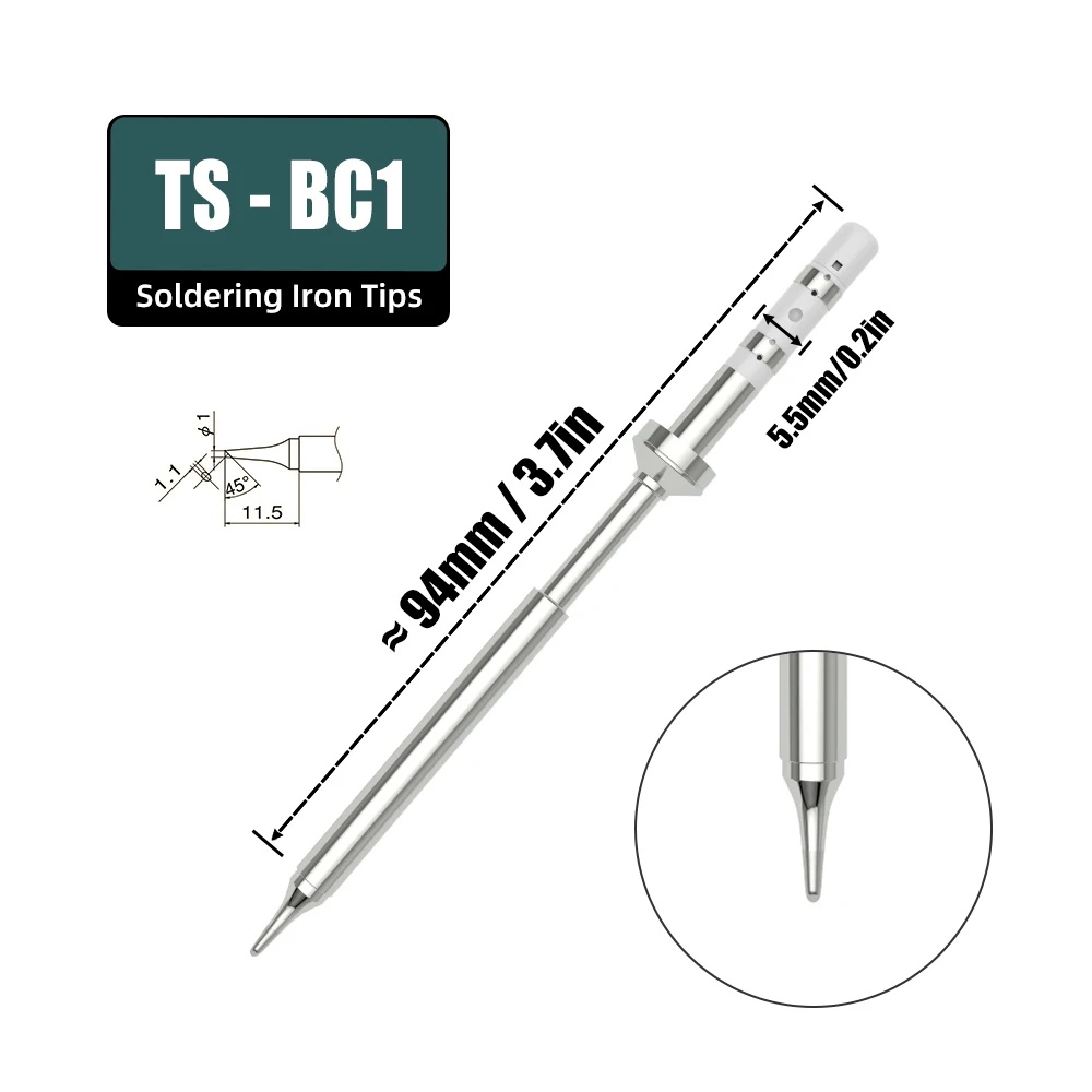 FMchip TS Series Soldering Tip for TS100 6 FMchip TS Series Soldering Tip for TS100 - Image 6