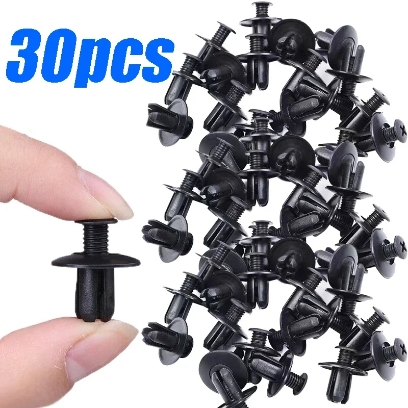 Black Automotive Plastic Rivet Set for 8mm Holes 10 Black Automotive Plastic Rivet Set for 8mm Holes - Image 10