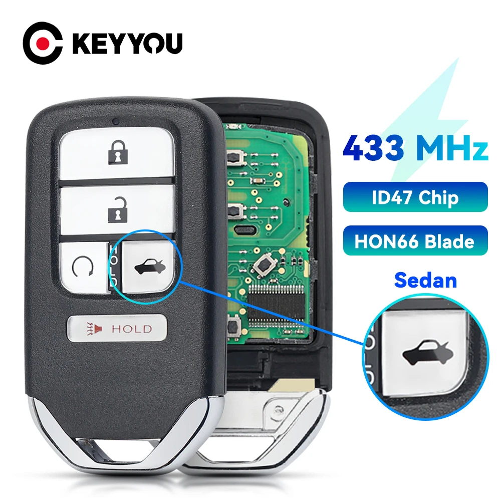 Honda Remote Control Key 2014-2017 with 433 MHz 8 Honda Remote Control Key 2014-2017 with 433 MHz - Image 8