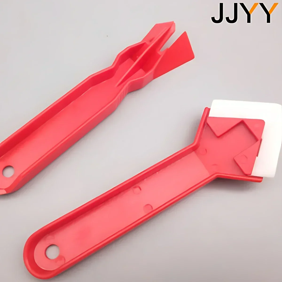 Red Plastic Residue Scraper Set for Precision Removal 4 Red Plastic Residue Scraper Set for Precision Removal - Image 4