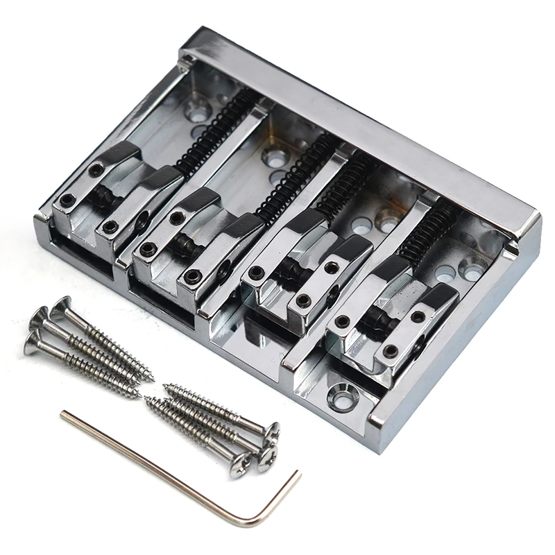 Vintage 4-String Bass Bridge with 20mm Spacing 7 Vintage 4-String Bass Bridge with 20mm Spacing - Image 7