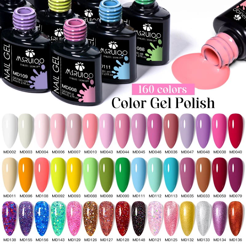 6-Pack UV/LED Gel Nail Polish Set 2 6-Pack UV/LED Gel Nail Polish Set - Image 2