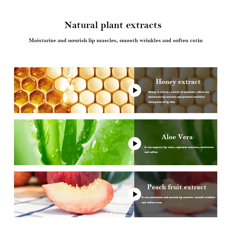 Nourishing Lip Mask Set with Fruit Extracts 4 Nourishing Lip Mask Set with Fruit Extracts - Image 4