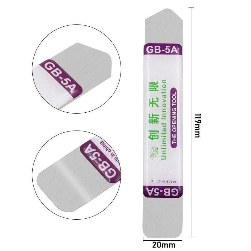 6-Piece Metal Flat Pry Tool Set for Mobile Repair 4 6-Piece Metal Flat Pry Tool Set for Mobile Repair - Image 4