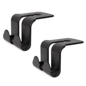 Black Car Headrest Hook for SUVs and Sedans 15 Sca04fa35a5304964bfbbfe1112b93d99R