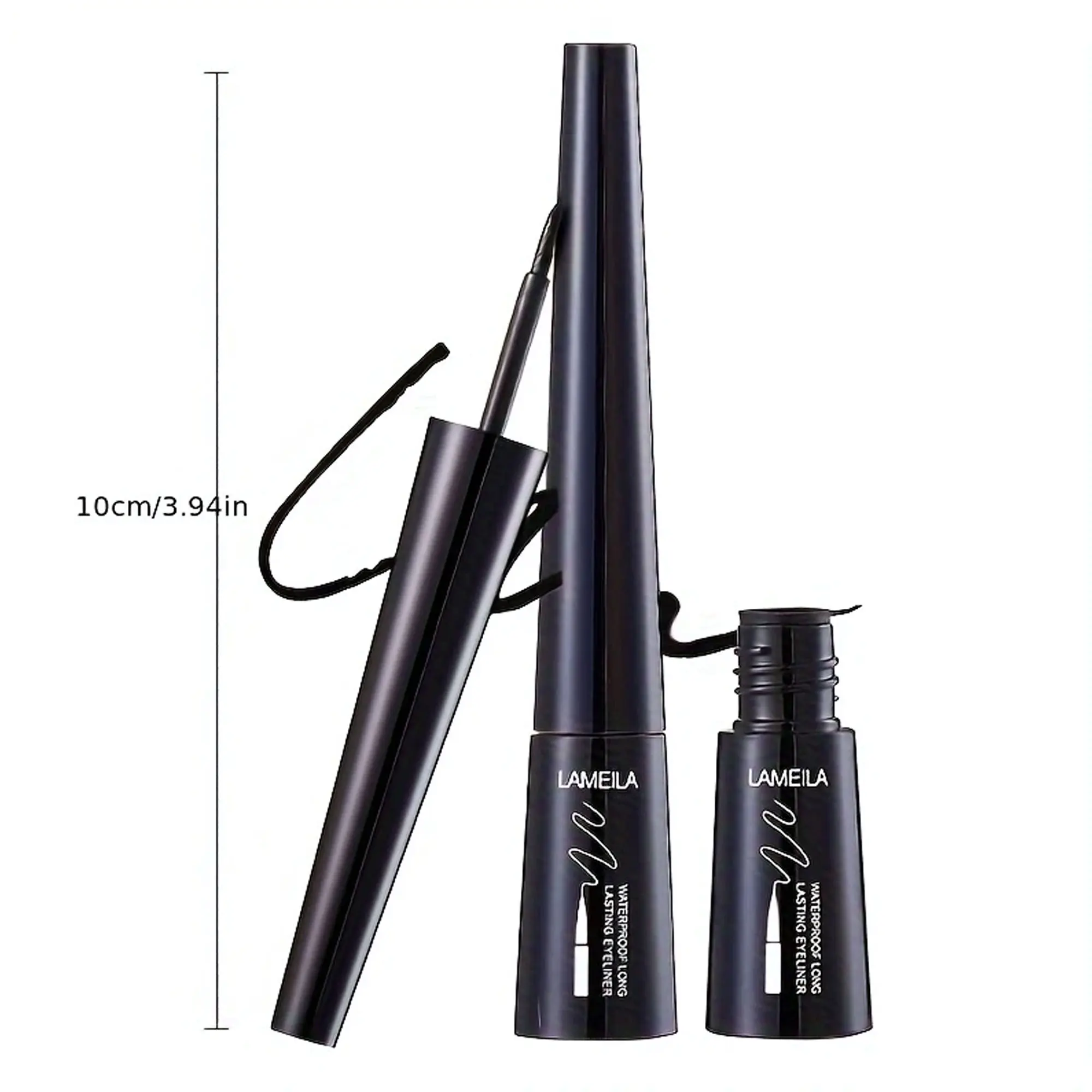 Waterproof Liquid Eyeliner Pen in Deep Black 4 Waterproof Liquid Eyeliner Pen in Deep Black - Image 4