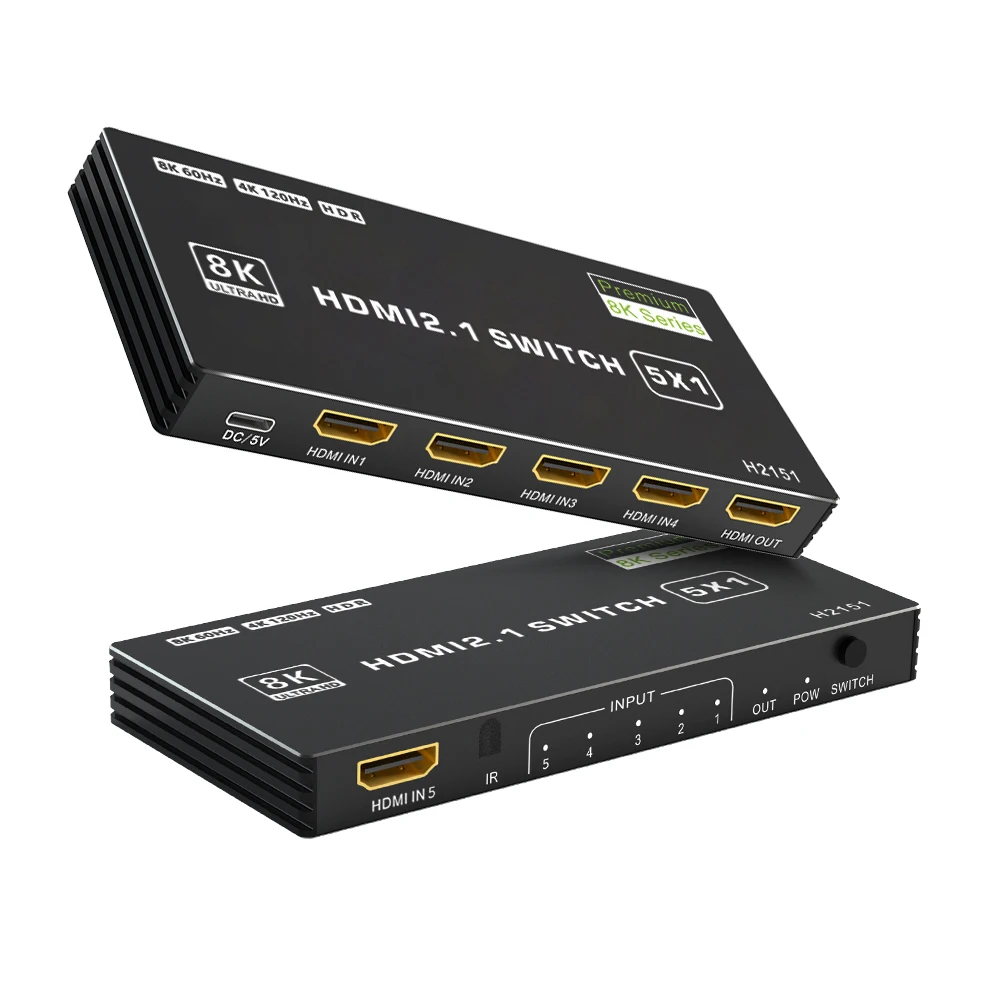 8K HDMI 2.1 Switch Splitter with Remote 2 8K HDMI 2.1 Switch Splitter with Remote - Image 2