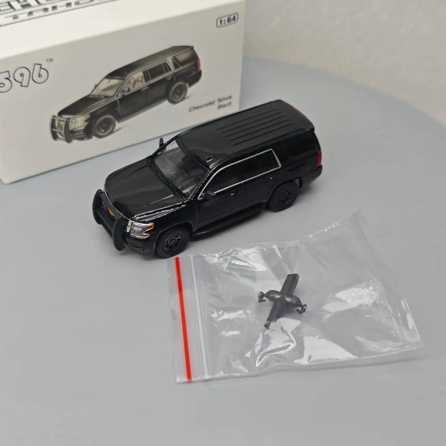 Black Police SUV Diecast Model 1:64 Scale 3 Black Police SUV Diecast Model 1:64 Scale - Image 3
