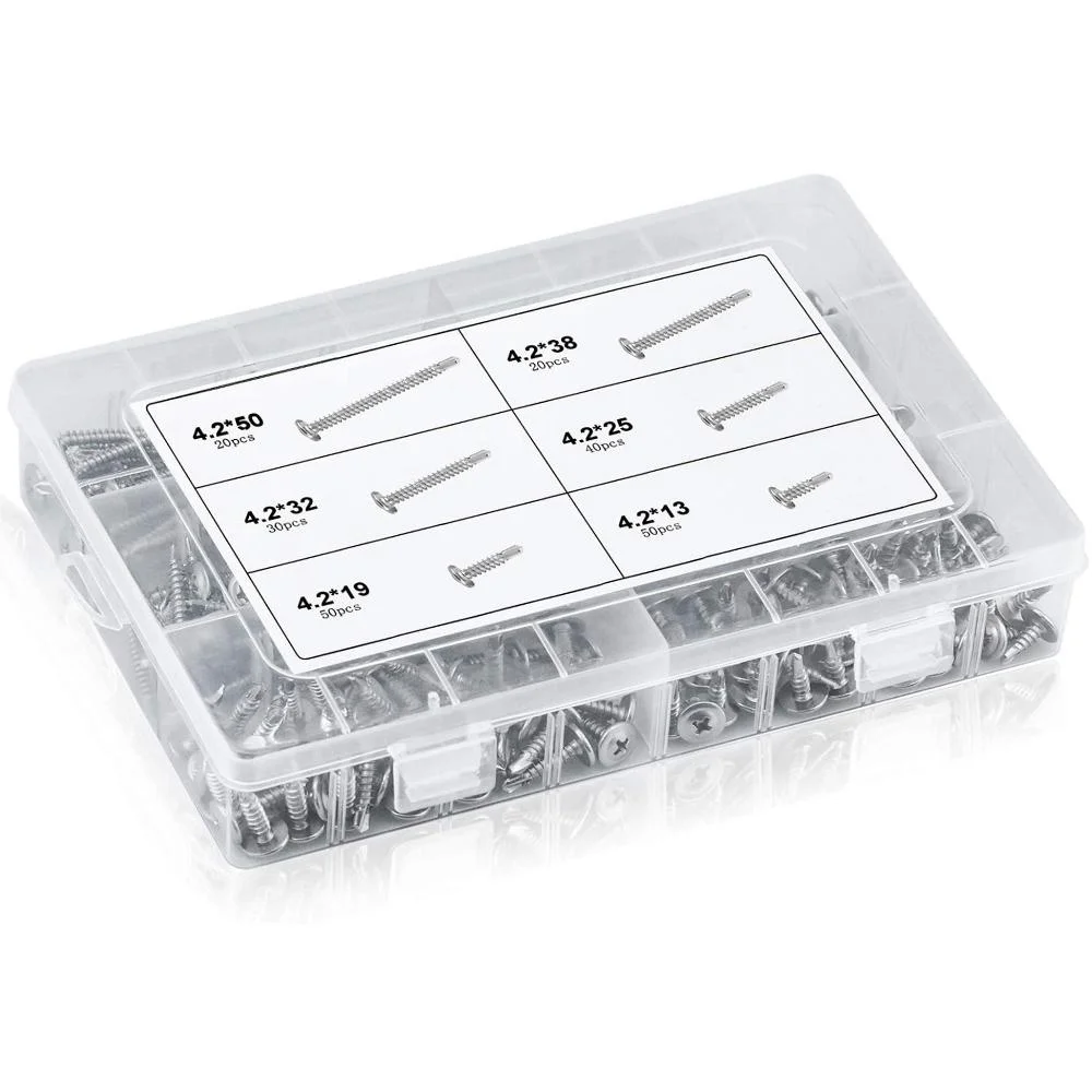 Stainless Steel TES210 Screw Set for Aluminum Profiles 4 Stainless Steel TES210 Screw Set for Aluminum Profiles - Image 4