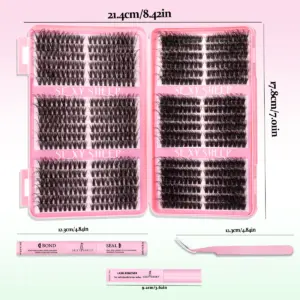 SEXYSHEEP DIY Eyelash Cluster Kit 8-16mm 14 Scadc7fdf1f754c6db7a7a165c0522301V