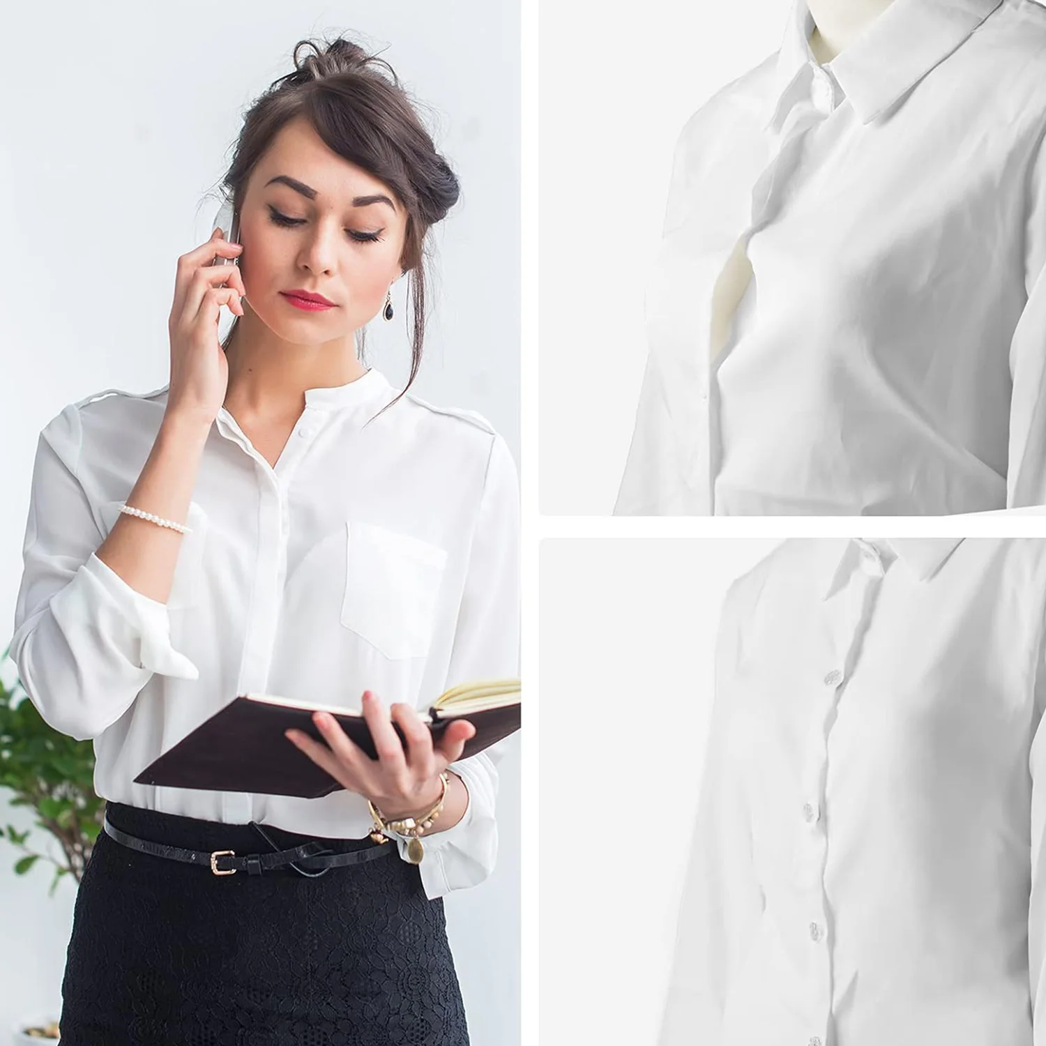 Transparent Plastic Snap Buttons Set of 90 5 Transparent Plastic Snap Buttons Set of 90 - Image 5