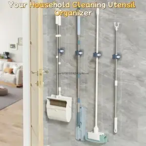 Self-Adhesive Wall-Mounted Mop Holder for Bathrooms 13 Scc5bd3ff2cf34516bf44a65e846baed6y