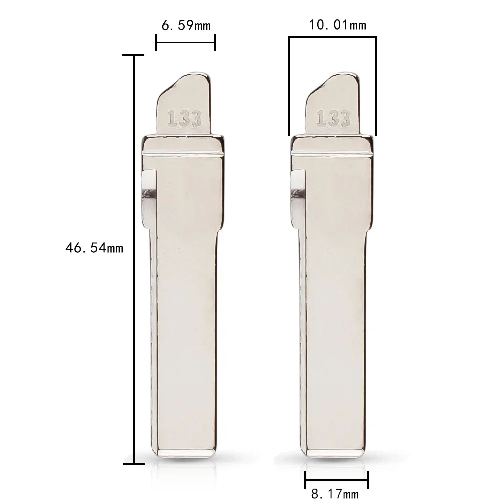 Uncut Copper Key Blade for VW Golf 7 & Skoda 3 Uncut Copper Key Blade for VW Golf 7 & Skoda - Image 3