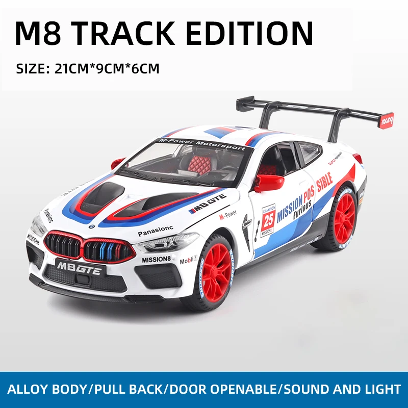 1:24 BMW M8 GTE Race Car Model Display 7 1:24 BMW M8 GTE Race Car Model Display - Image 7