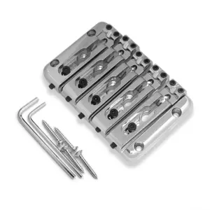 Gold Finish 5-String Bass Bridge for Through-Body Installs 16 Scd5756f01d6d45f1a85a2a9007a4273au