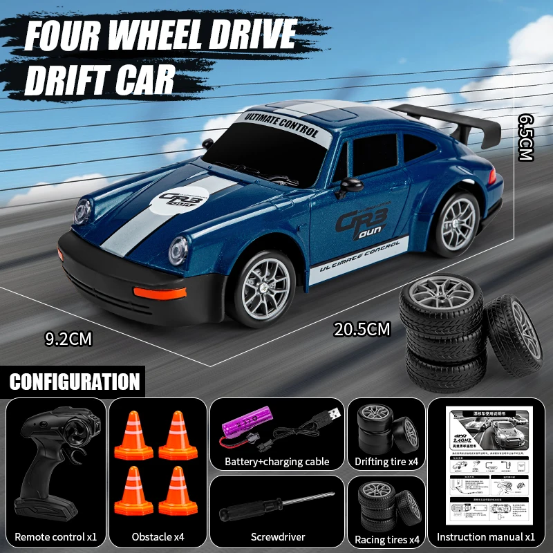 1:24 RC Drift Car with 4WD 7 1:24 RC Drift Car with 4WD - Image 7