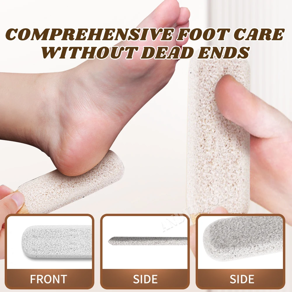 Double-Sided Bamboo Foot File for Exfoliation 2 Double-Sided Bamboo Foot File for Exfoliation - Image 2