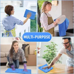 Eight Large Microfiber Cleaning Cloths Set 14 Scde44ca4076d4c7b92d743735cc85eabQ