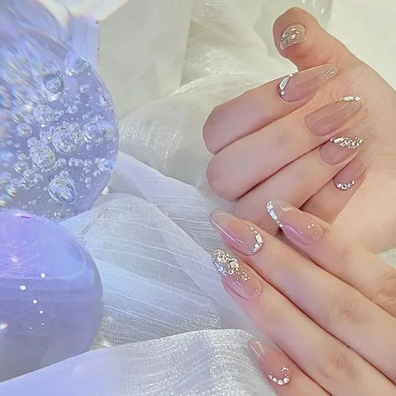 White Glass Rhinestone Set for Nail Art 2 White Glass Rhinestone Set for Nail Art - Image 2