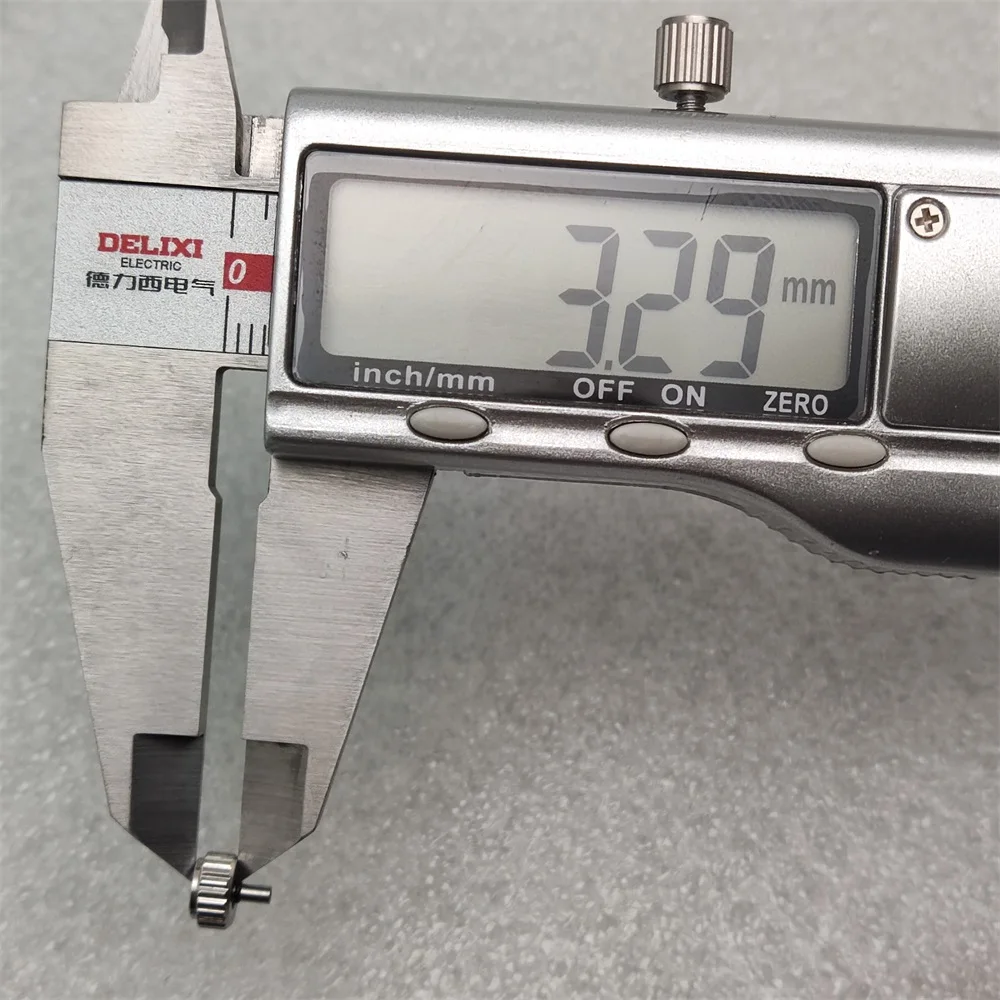 Silver GS Watch Crown for NH35 Models 4 Silver GS Watch Crown for NH35 Models - Image 4