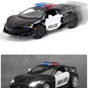 MAKEDA 1:32 Alloy Police Car Model 8 Sce5e9e061cf942a1b59b9e22b4e58bb5S