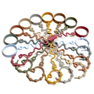 Vibrant Silicone Baby Anti-Loss Chains Set 11 Sce9cacd9f1db44bd8adde4e46cd649e6S