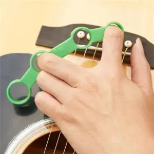 Green Guitar Finger Expander with Adjustable Resistance