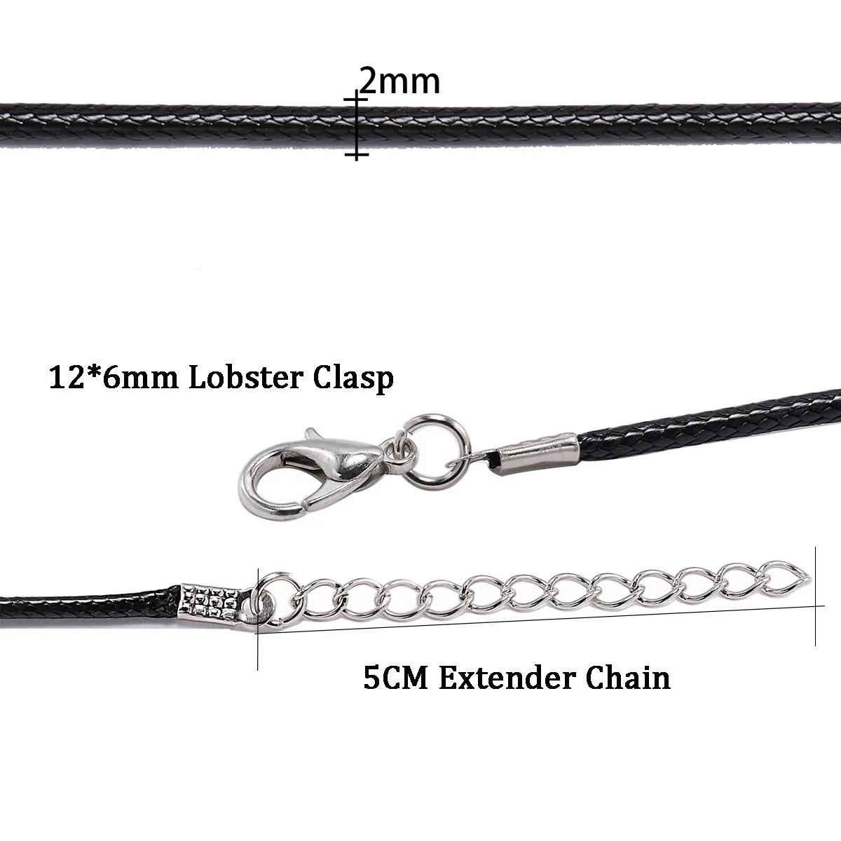 Colorful Leather Braided Jewelry Chains Set 4 Colorful Leather Braided Jewelry Chains Set - Image 4