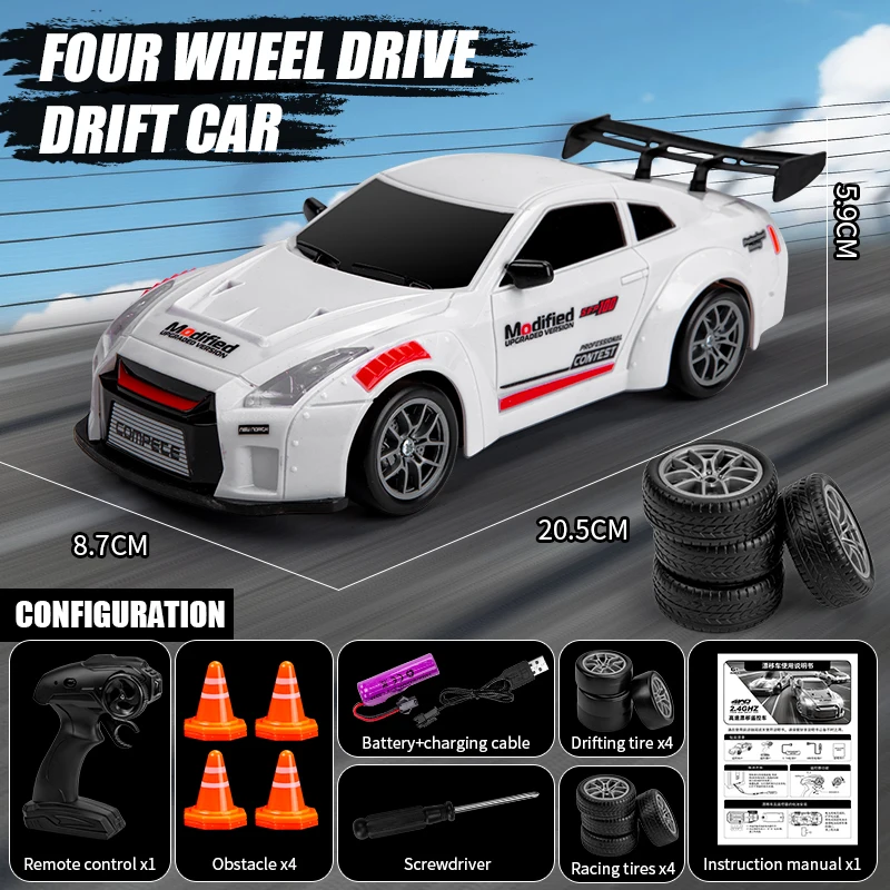 1:24 RC Drift Car with 4WD 10 1:24 RC Drift Car with 4WD - Image 10