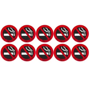 Vehicle No Smoking Sticker 5cm Vinyl 16 Scef5220c5dbd45aa82f37f88add04e40n