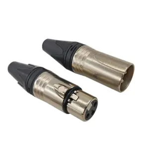 Set of 20 Metal XLR Audio Connectors for Professional Use 10 Scef8a698ca9249618f43aa8d72a9efbbU