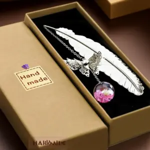 Elegant Metal Feather Bookmark with Glitter Ball 16 Scf0cc7d79e7b470ebf8a243ebf6af6d1c