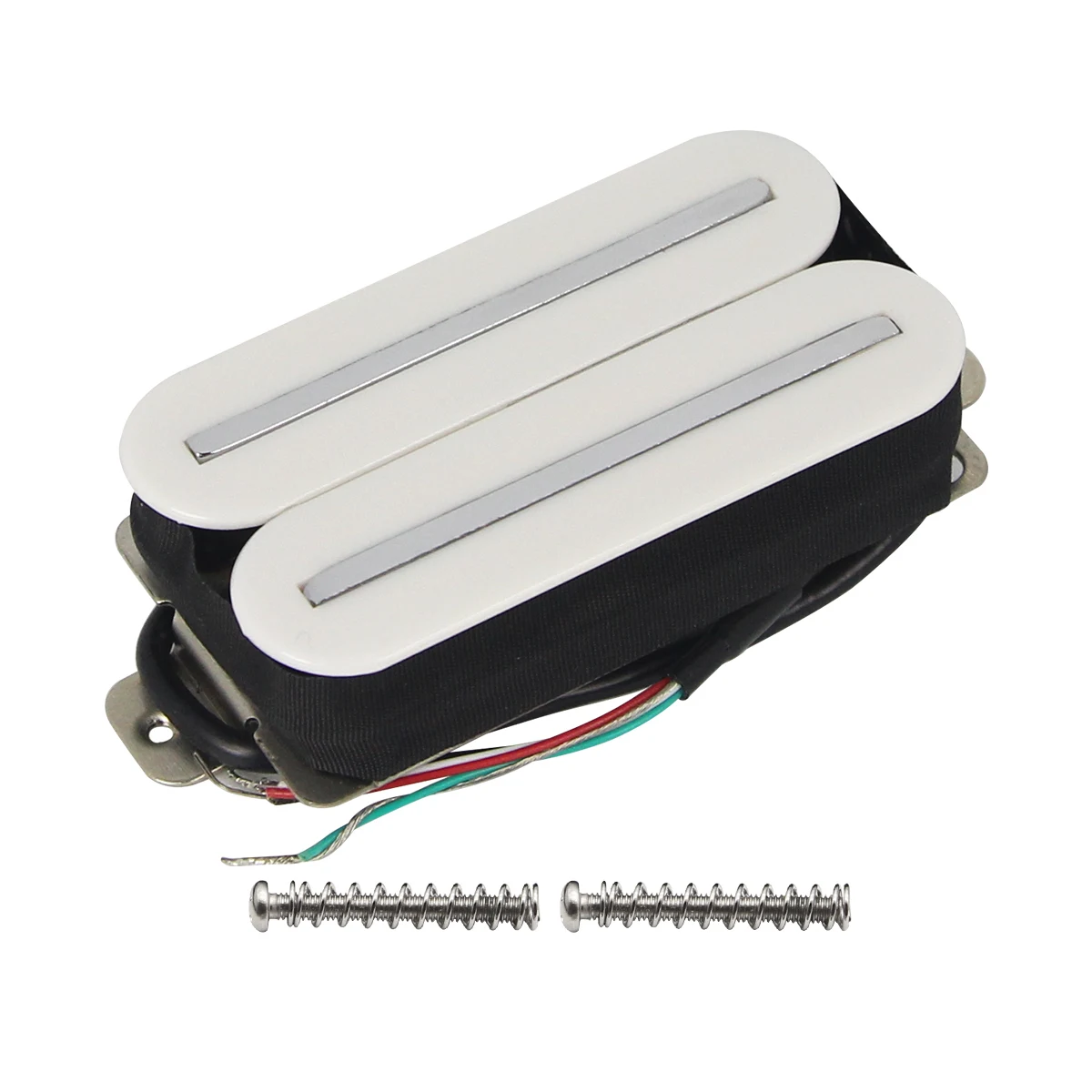 White Ceramic Guitar Pickup Set with High Output 5 White Ceramic Guitar Pickup Set with High Output - Image 5
