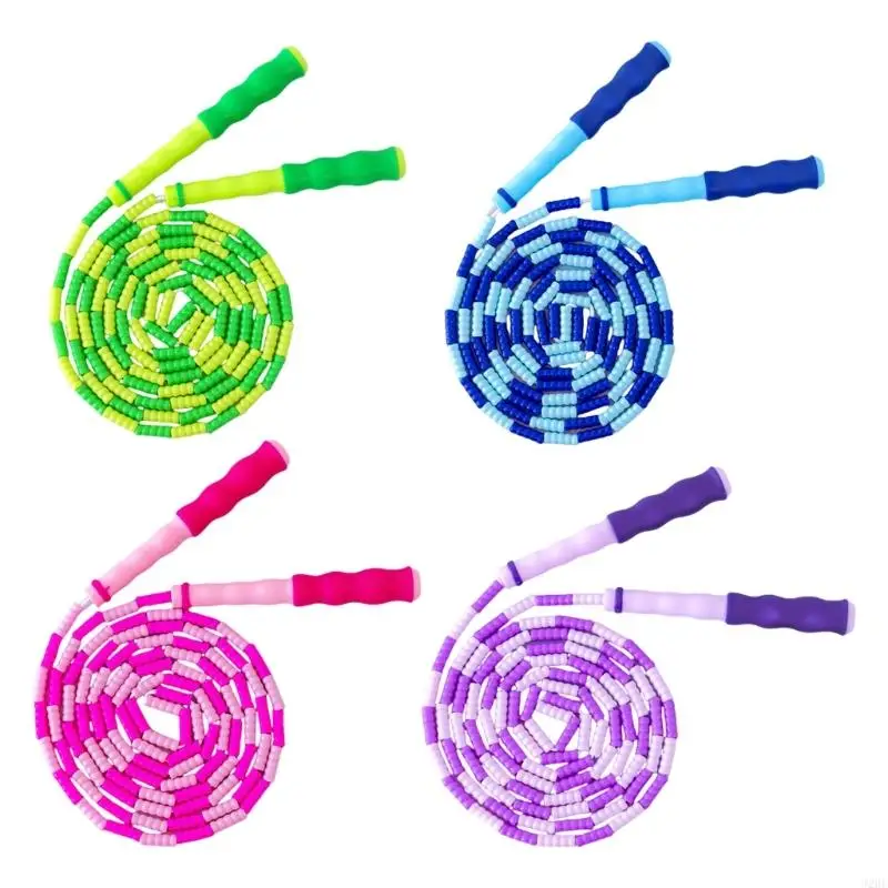 Colorful 250cm Beaded Jump Rope for Adults 1 Colorful 250cm Beaded Jump Rope for Adults