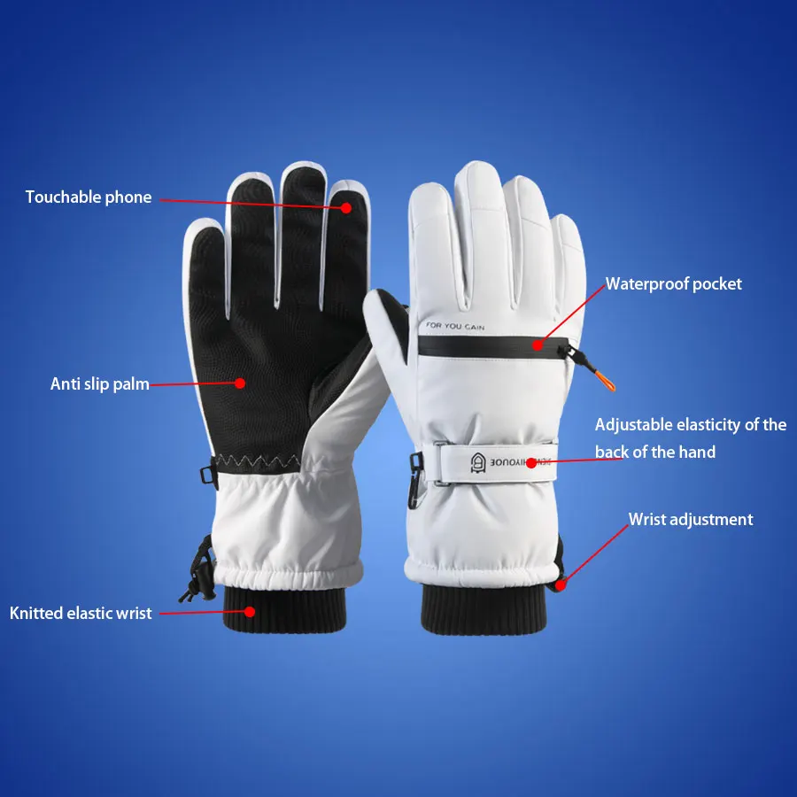 Unisex Winter Gloves with Touchscreen Compatibility 3 Unisex Winter Gloves with Touchscreen Compatibility - Image 3