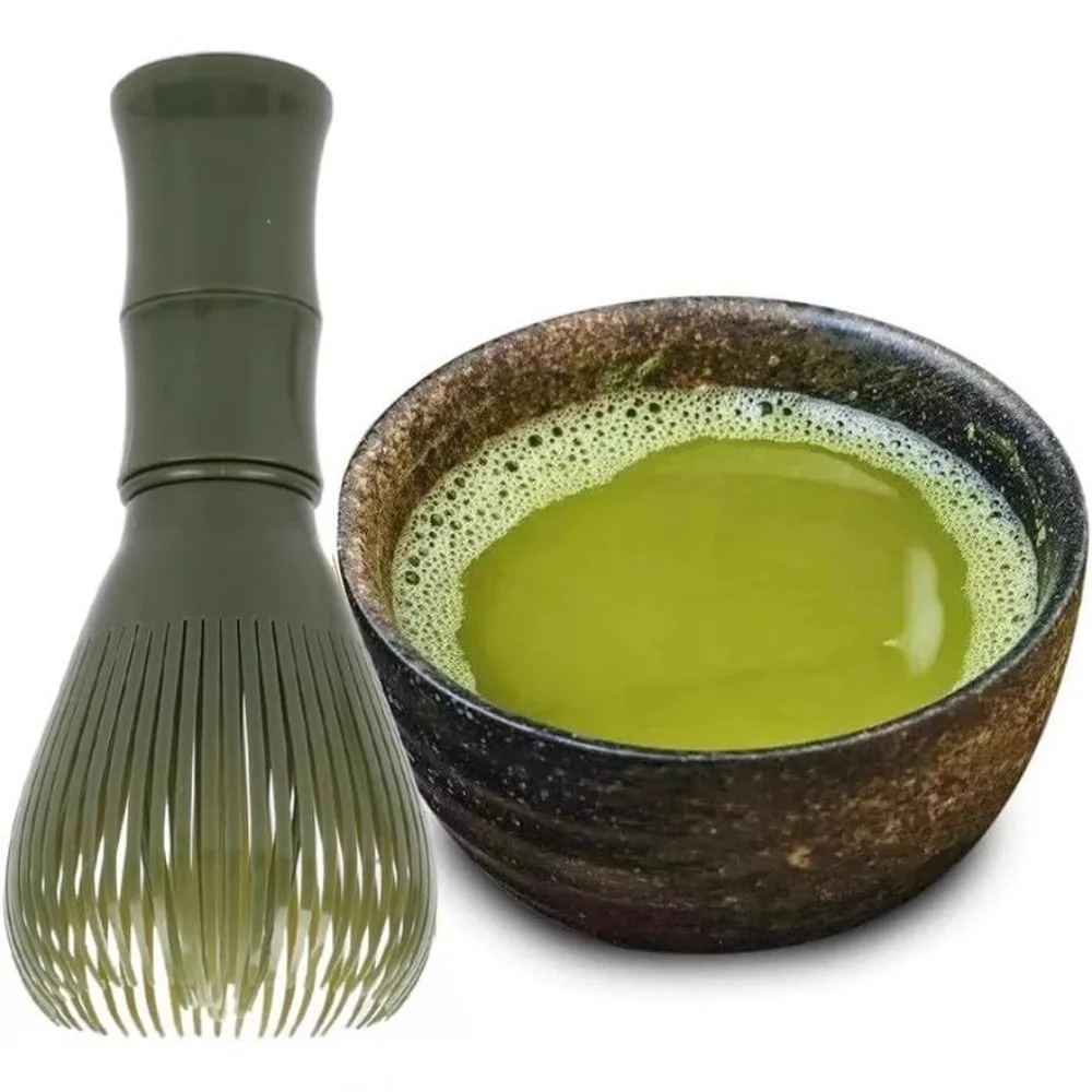 Reusable Matcha Whisk with Ceramic Stand 3 Reusable Matcha Whisk with Ceramic Stand - Image 3