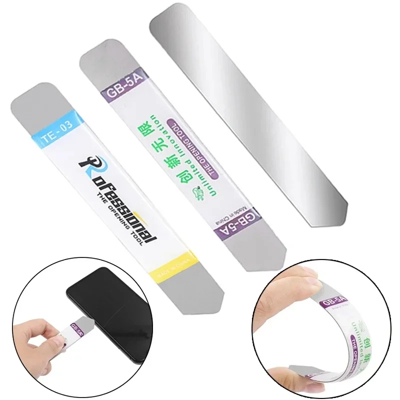 6-Piece Metal Flat Pry Tool Set for Mobile Repair 2 6-Piece Metal Flat Pry Tool Set for Mobile Repair - Image 2