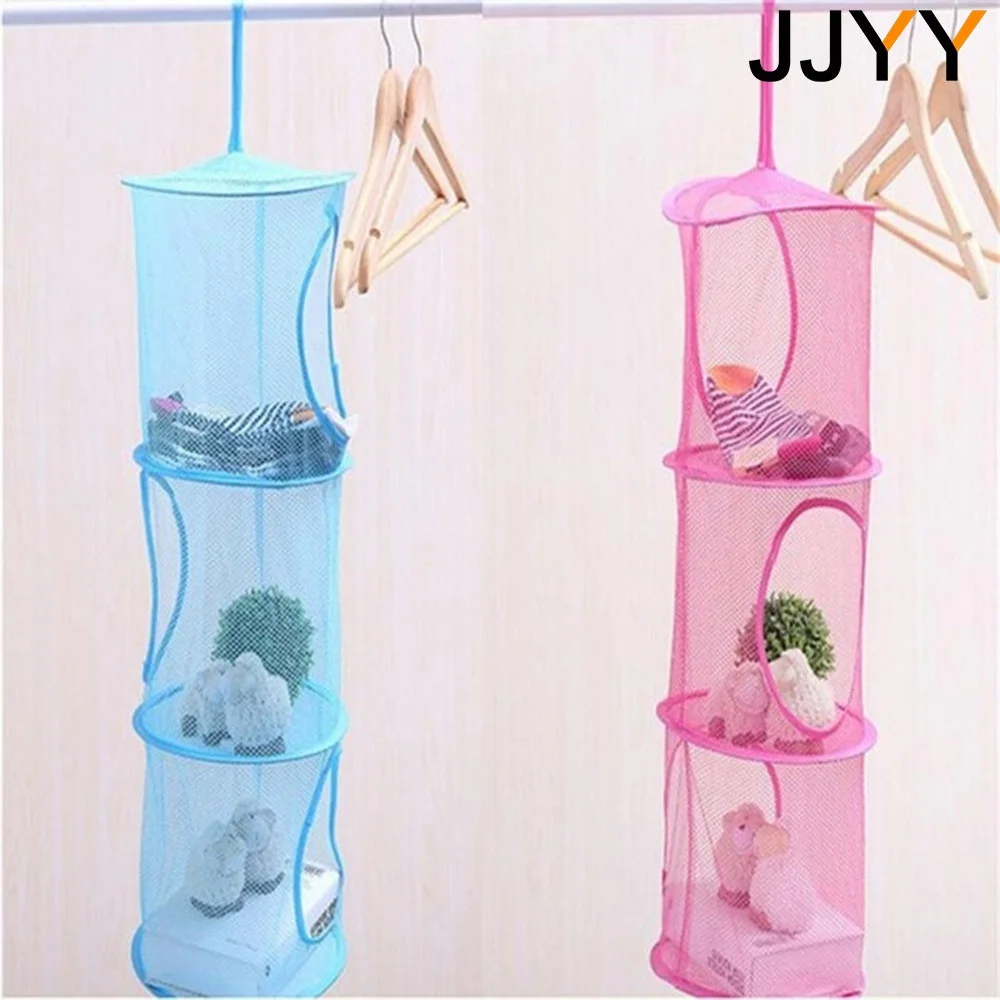 Colorful Mesh Hanging Storage Organizer for Home 4 Colorful Mesh Hanging Storage Organizer for Home - Image 4