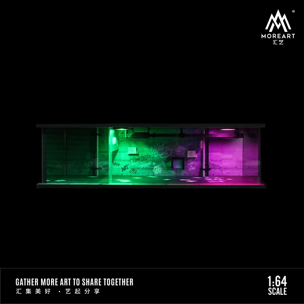 Futuristic 1:64 Neon Car Scene Diorama 10 Futuristic 1:64 Neon Car Scene Diorama - Image 10