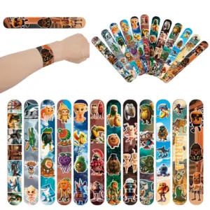 Colorful PVC Slap Bracelets for Kids 13 Sd1109db636d04b6093125b3f83ab5fe0c