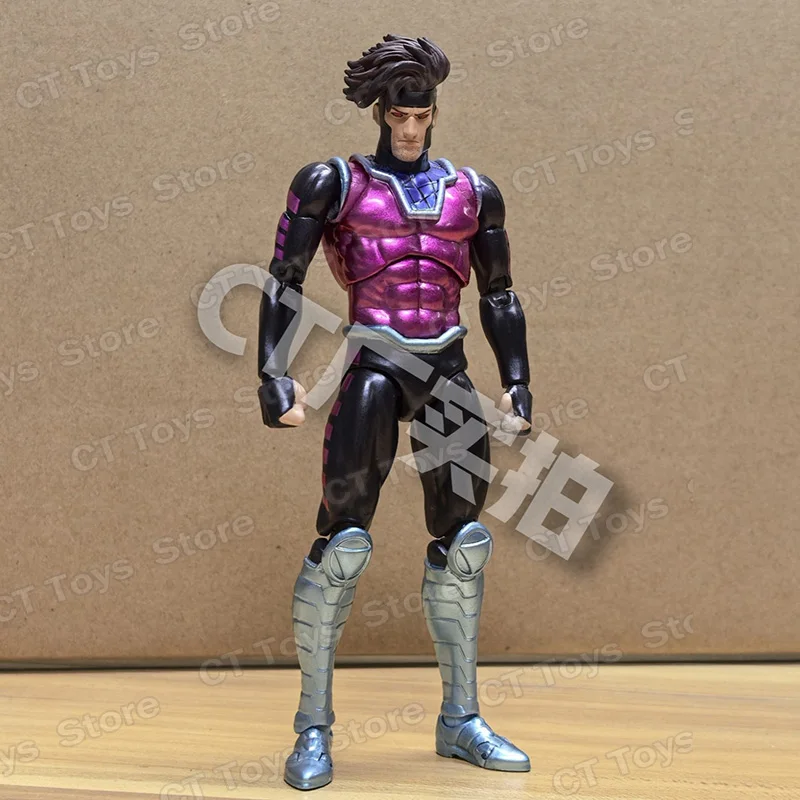 Gambit Action Figure - Comic Style Display Piece 4 Gambit Action Figure - Comic Style Display Piece - Image 4