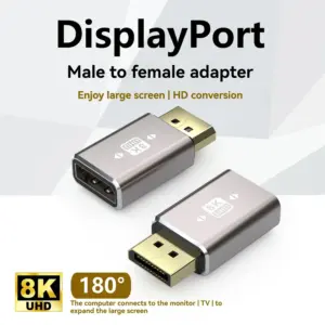 Right-Angle DisplayPort Adapter for 8K/4K at 144Hz 15 Sd162d9f33aaf4ee898e92a2ac2e3615eT