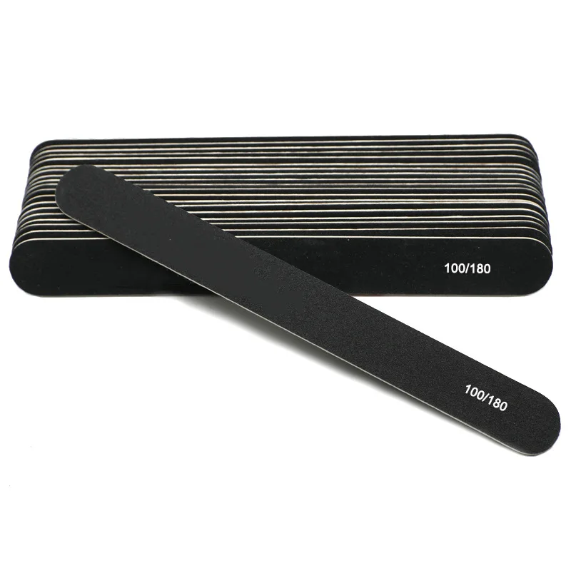 Black Double-Sided Nail File Set 8 Black Double-Sided Nail File Set - Image 8