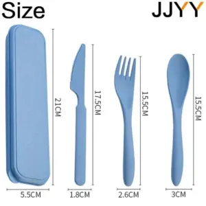 Stylish Light Blue Portable Cutlery Set 15 Sd1ac16c8485b42a9ba658c20953155c8N