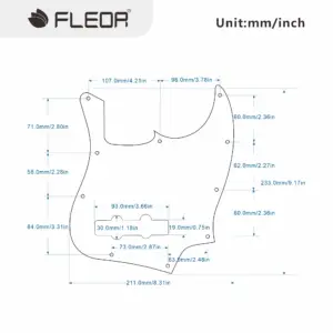 Black JB Bass Pickguard for Fender-Style Guitars 8 Sd1d86a3ce79548ff9a936604f3a38888l