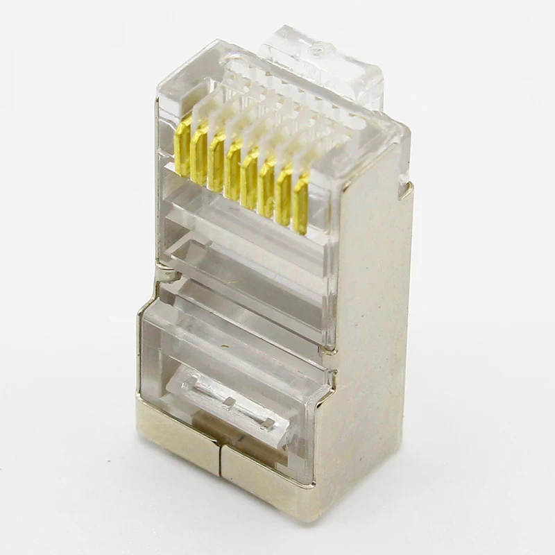 Shielded Cat6 RJ45 Connectors Set of 50 6 Shielded Cat6 RJ45 Connectors Set of 50 - Image 6