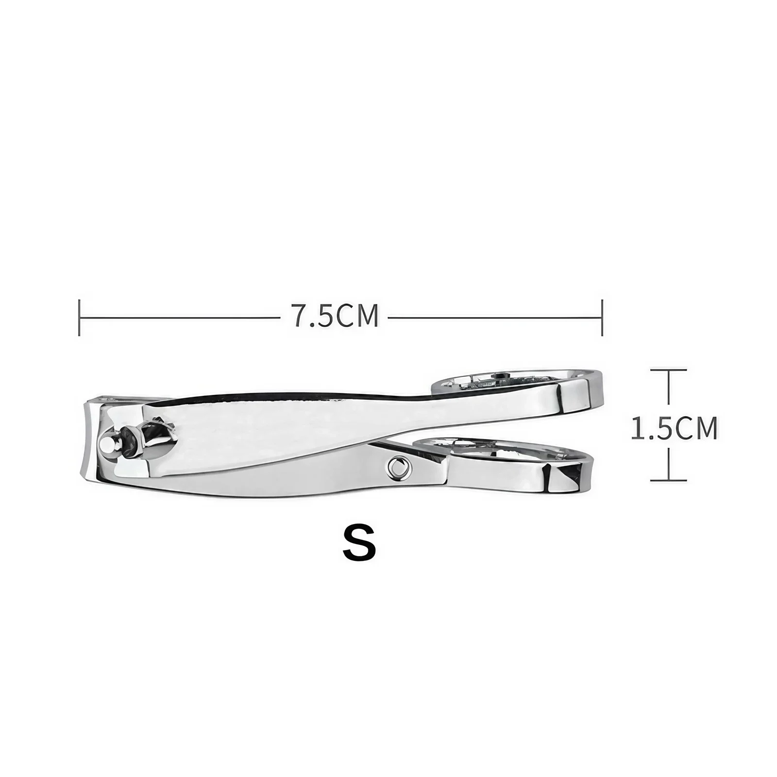 Stainless Steel Nail Clipper with Ring Handle 8 Stainless Steel Nail Clipper with Ring Handle - Image 8