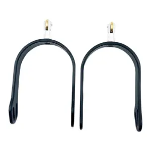 Black Aviation Aluminum Horse Spurs for Equestrians 9 Sd2233c01c2274b15a4d569c38f7cfd20l